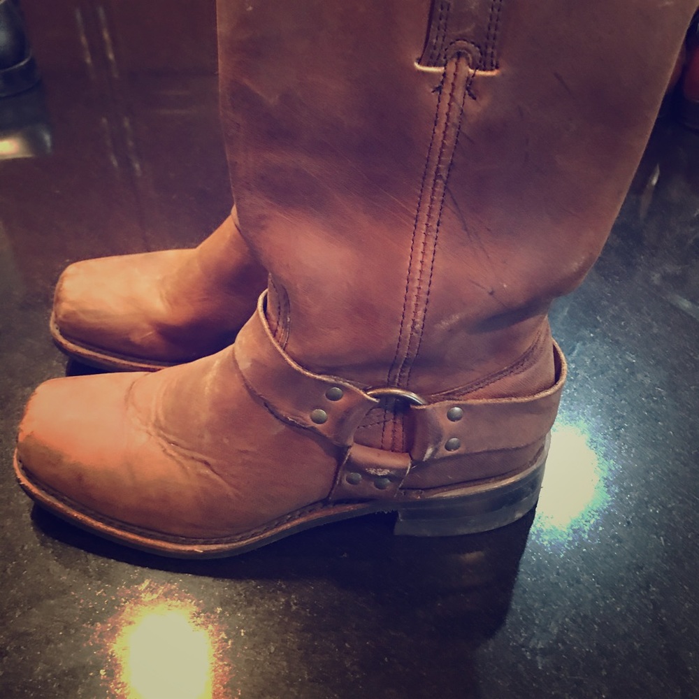 Classic Frye harness boots